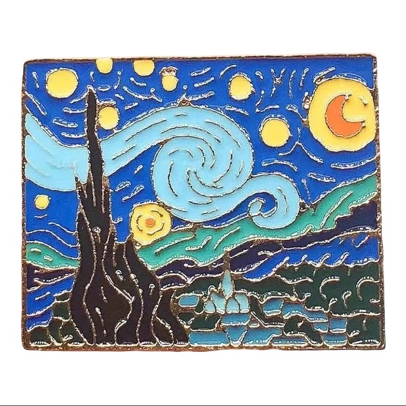 Starry Night Pin - Picture 4 of 5